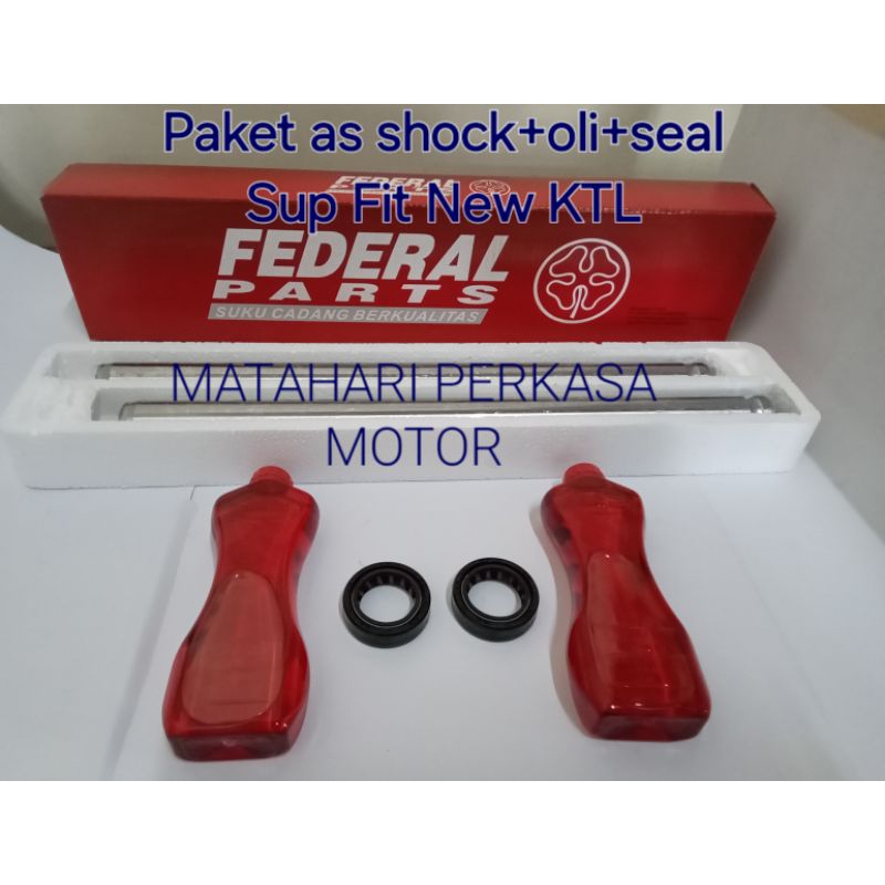 As Shock Breaker Depan FEDERAL KTM PAKET + SEAL + OLI  Supra Fit New,Supra X 125