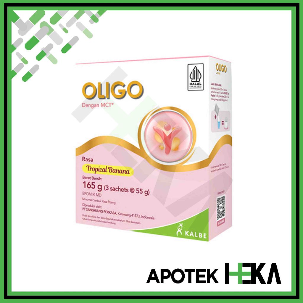 

Oligo 165 g Tropical Banana - Susu untuk Malabsorbsi Saluran Cerna [Depok]