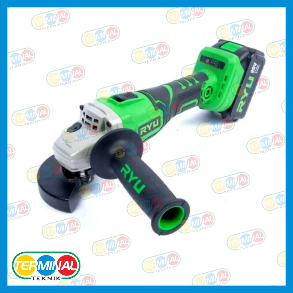RYU CORDLES GRINDER 20V RCG20V /MESIN GERINDA CAS BATTERI 20V RCG 20V