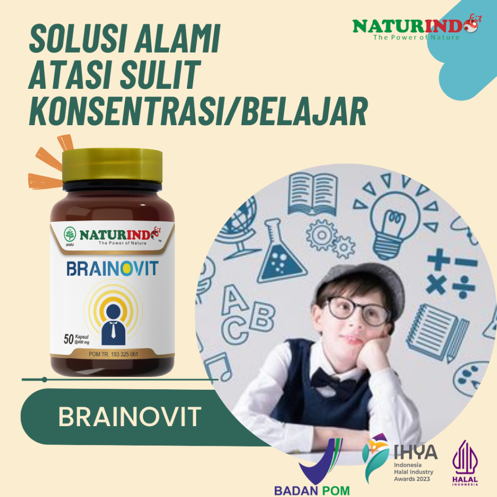 vitamin otak anak cerdas daya ingat suplemen otak brainovit naturindo