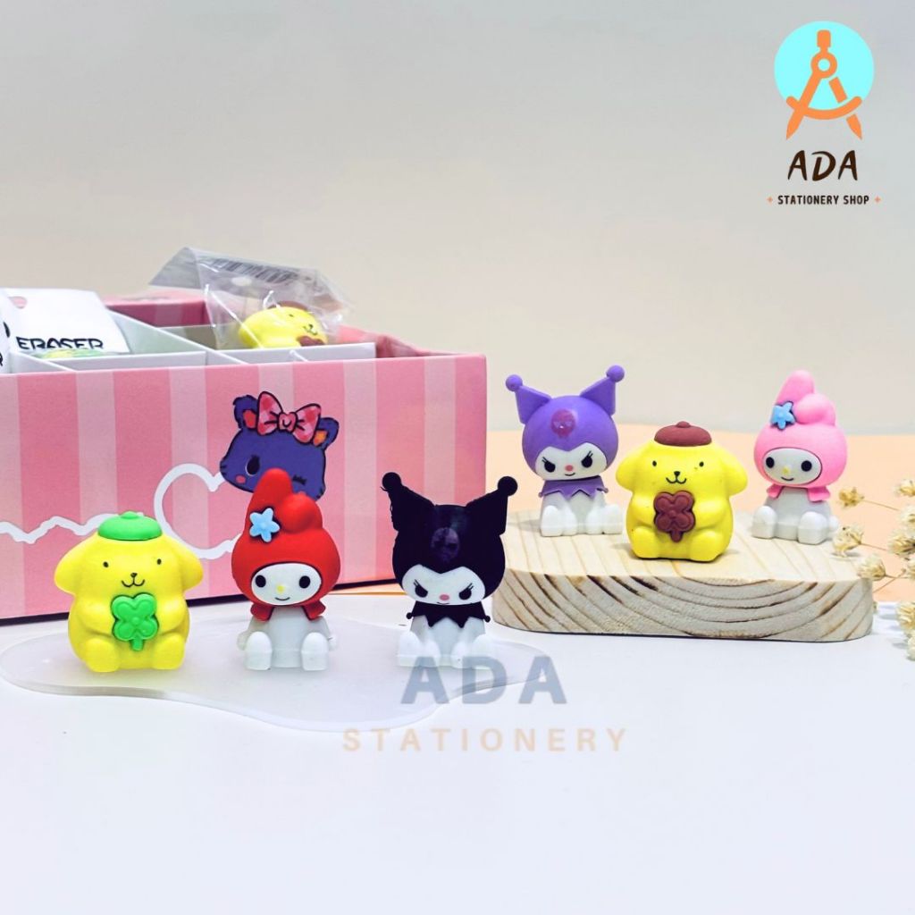 

penghapus 3D 6561 boneka sanrio/eraser 3D/bongkar pasang sanrio