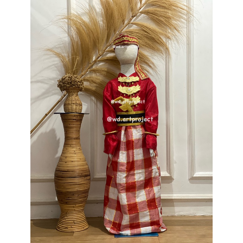 1 STEL JAS TUTUP ANAK LAKI ADAT BUGIS ADAT MAKASSAR