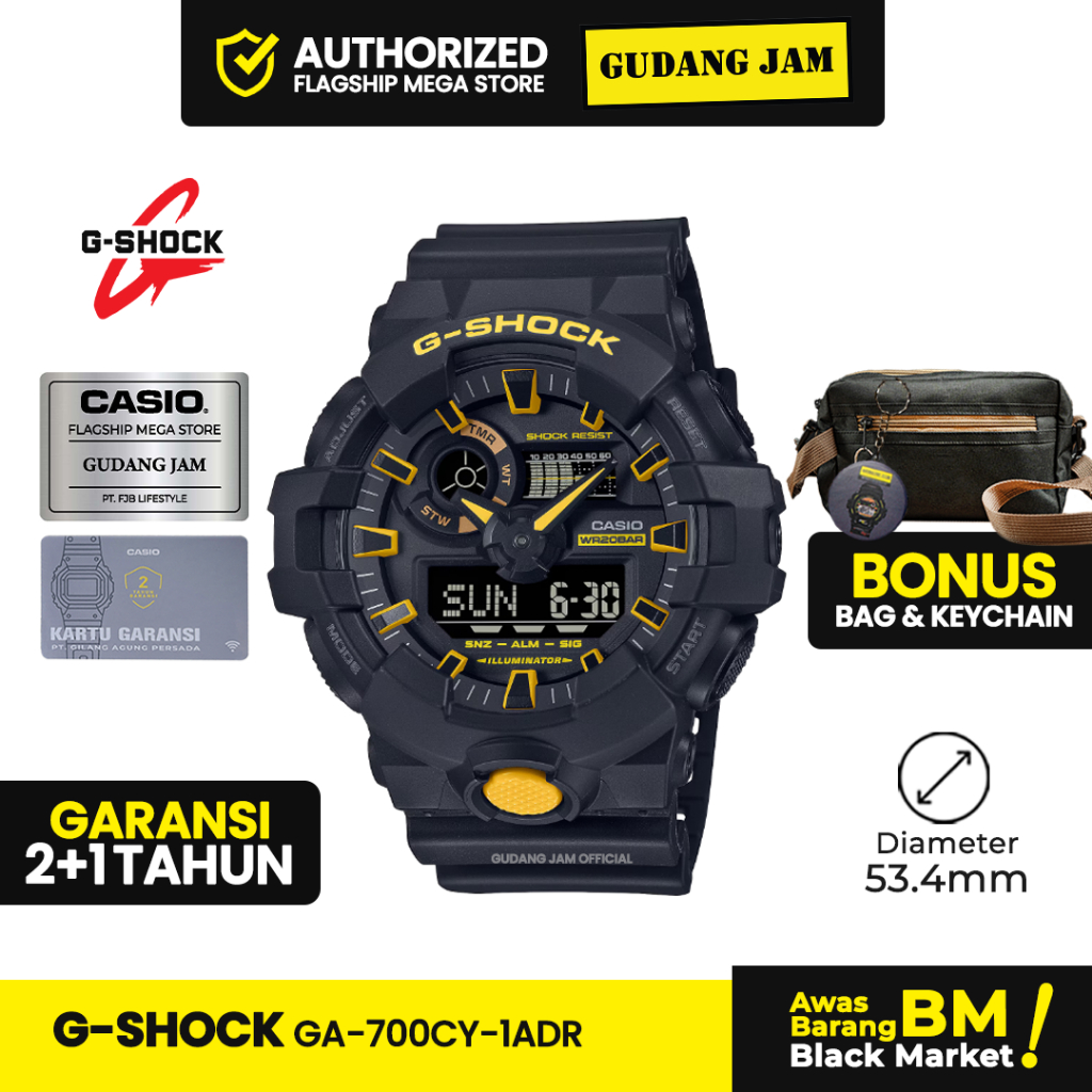 Jam Tangan G-Shock GA-700CY-1ADR GA-700CY GA-700 GA700CY