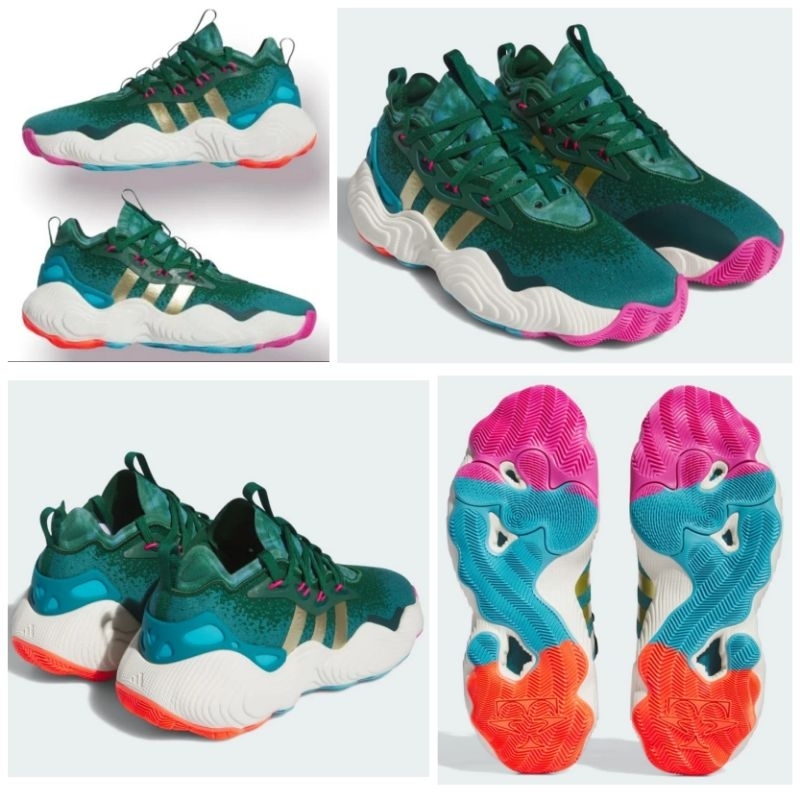 Sepatu Basket Adidas Dark Green ukuran 47 ¹/³