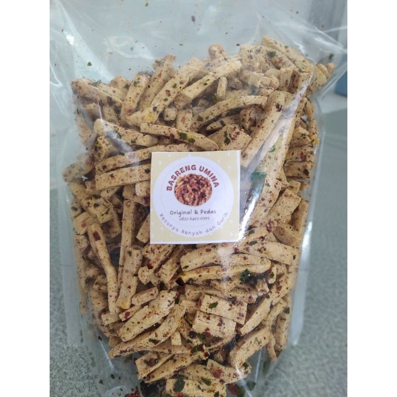 

Basreng Daun jeruk Pedas dan Original 1 kilo