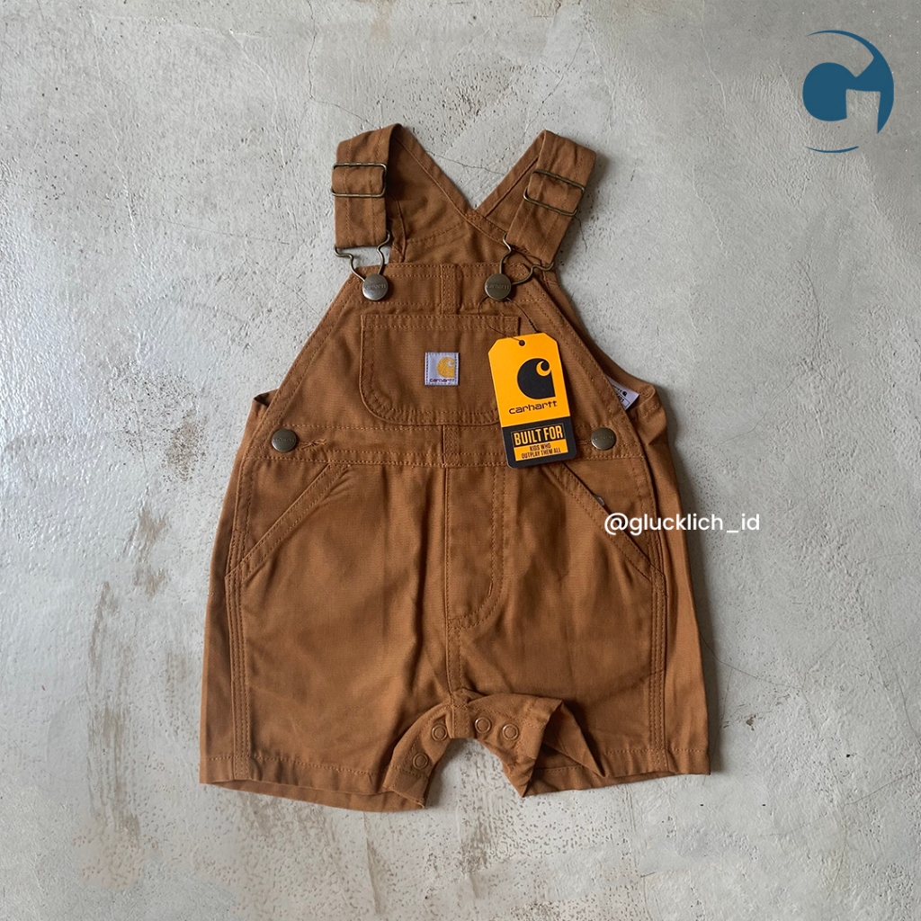 Carhartt, Kids Loose Fit Canvas Shortall