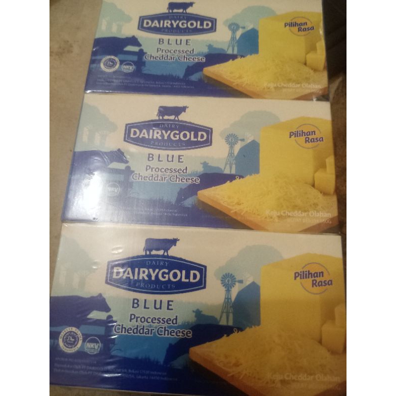 

Keju Cheddar Cheese Blue DAIRYGOLD