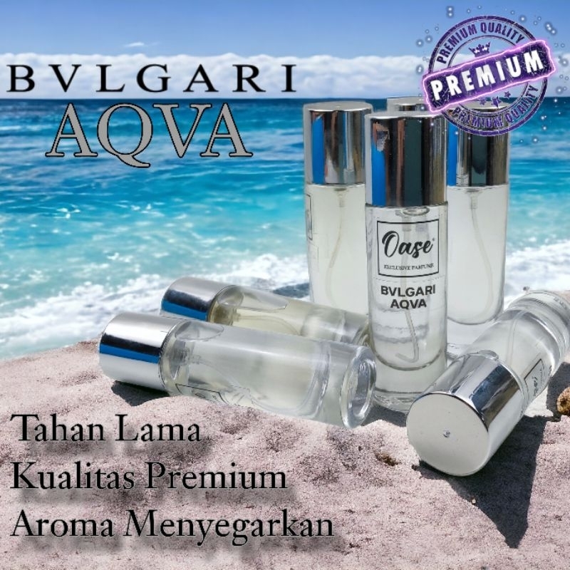 INSPIRED PARFUM REFILL 30ml BULGARI AQUA — Isi Ulang Bibit Parfum Minyak Wangi Pria Wanita Unisex Be