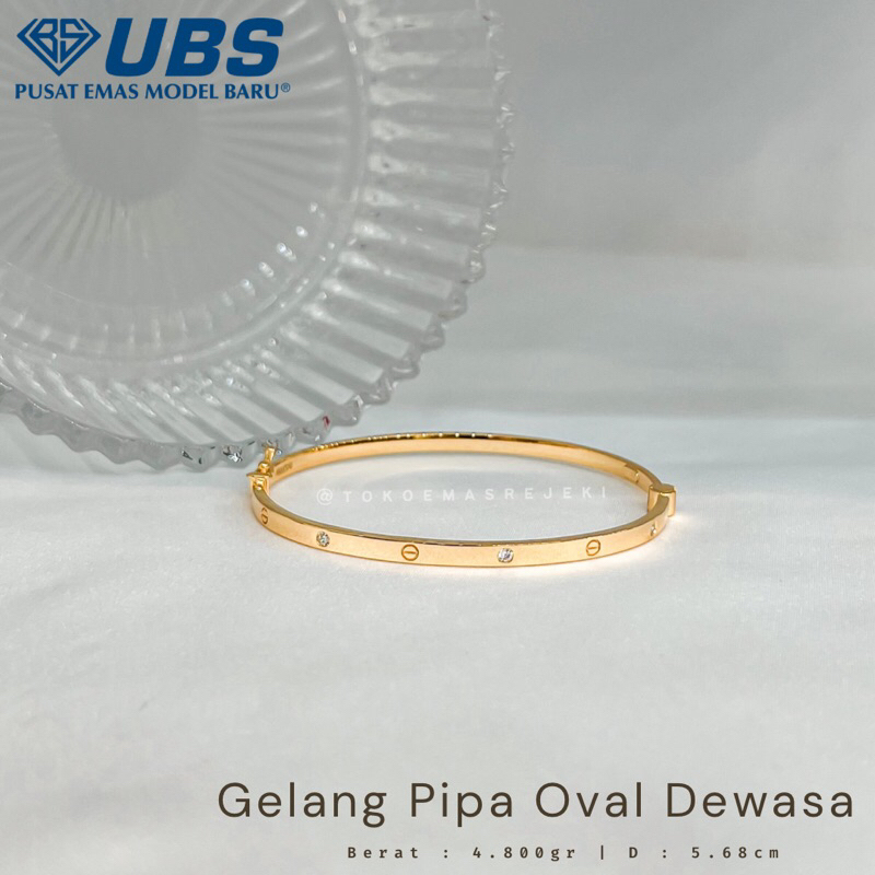Gelang Pipa Oval Dewasa Cartier Mata