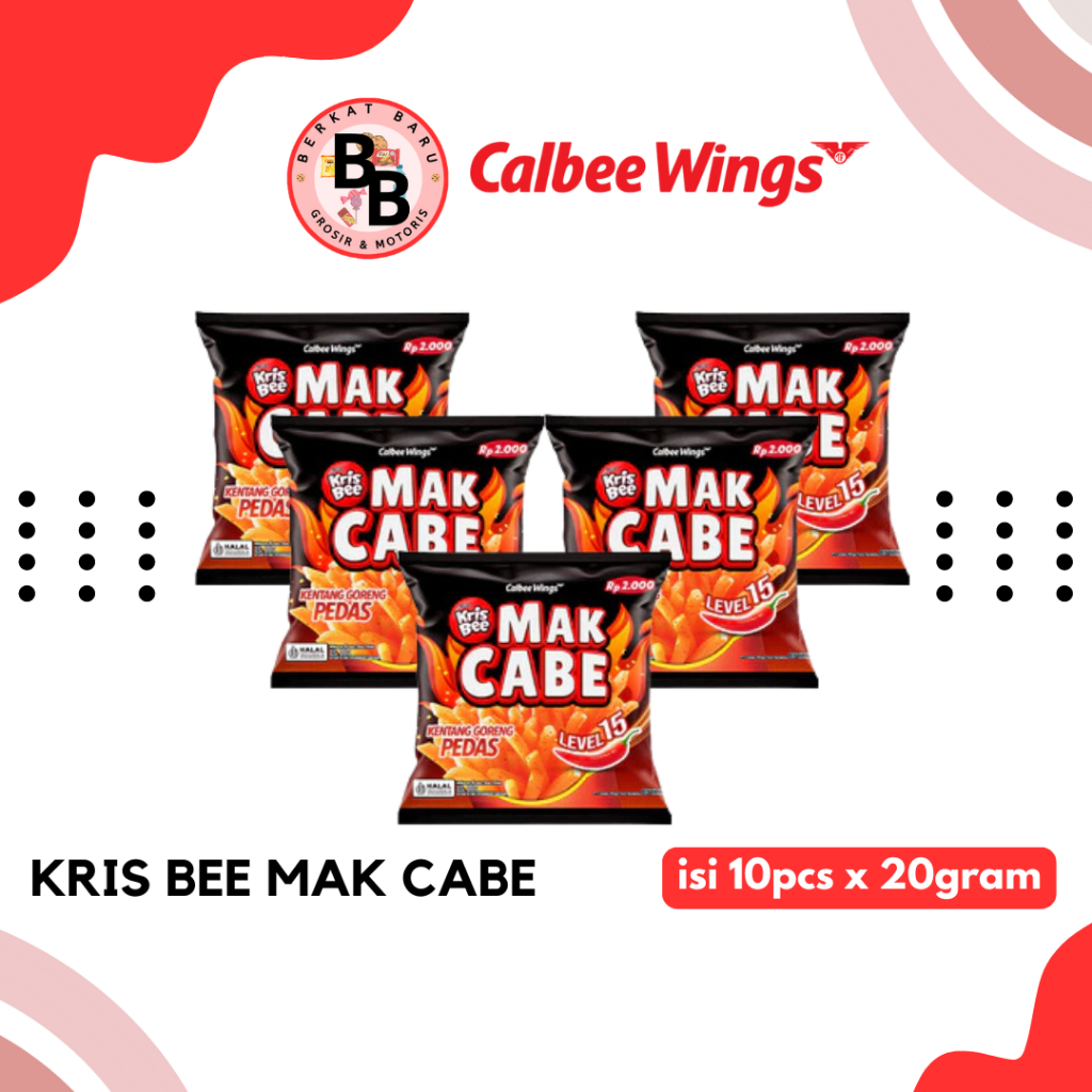 

[BB SNACK] KRIS BEE MAK CABE LEVEL 15 20GRAM