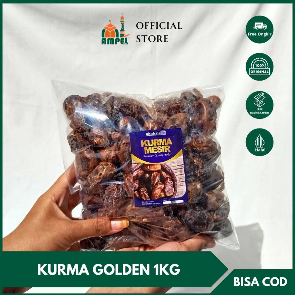 

Kurma Basah Mesir Golden Rotana 1kg Kemasan Plastik Enak Premium Promo Termurah - KURMA MESIR GOLDEN ROTANA 1kg