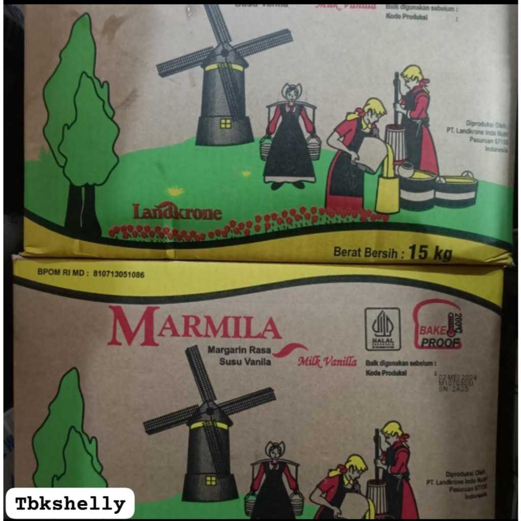 

Margarin Marmila susu vanila repack 500gr