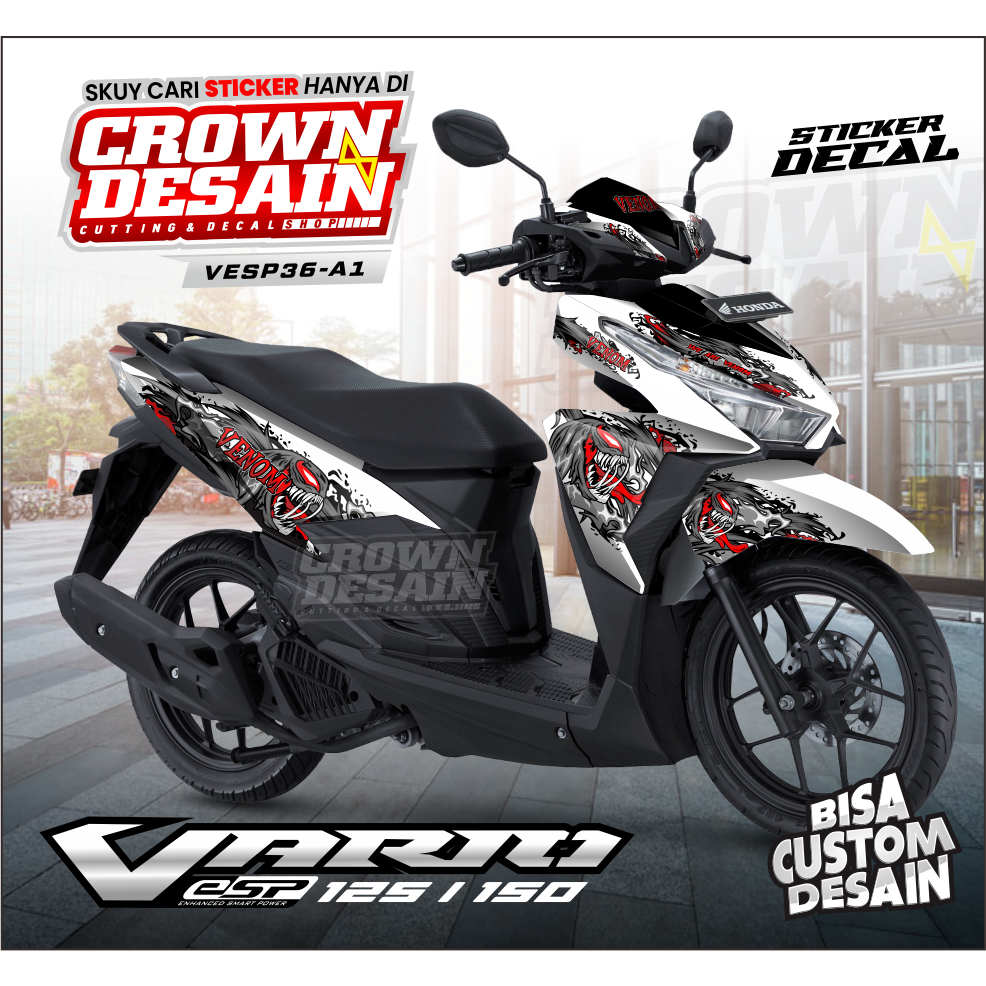 DECAL VARIO 150 LED 2015 VENOM - STICKER DECAL HONDA VARIO 150 OLD - STIKER VARIO