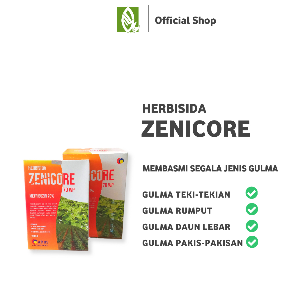 ZENICORE HERBISIDA 70 WP PEMBASMI GULMA