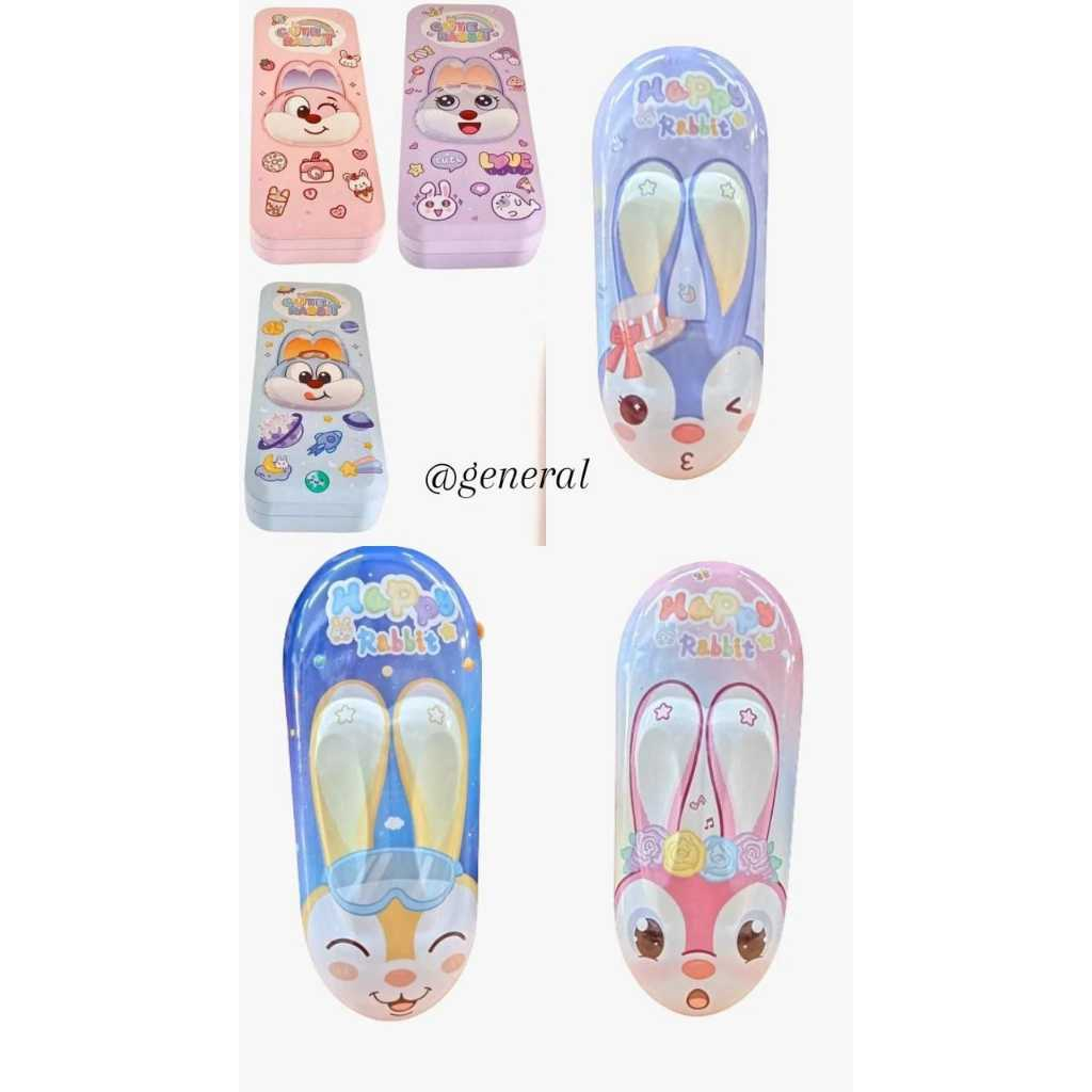 

Pencil Case Hardcase Bunny Rabbit Girls / Tempat Pensil Rabbit