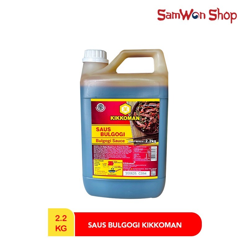 

Kikkoman Bulgogi Sauce 2,2 KG HALAL Saus Bulgogi 2 L Korea ORIGINAL SEGEL