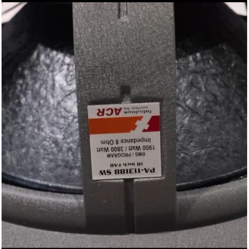 Speaker 18 inch acr fabulous PA 113188 subwoofer