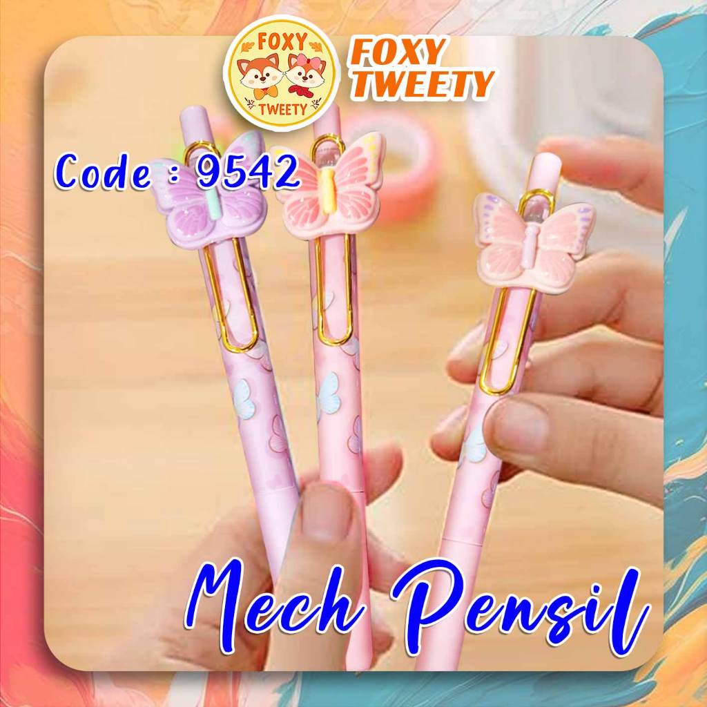 

Mech Pensil 2mm WB-9542 - Buterfly