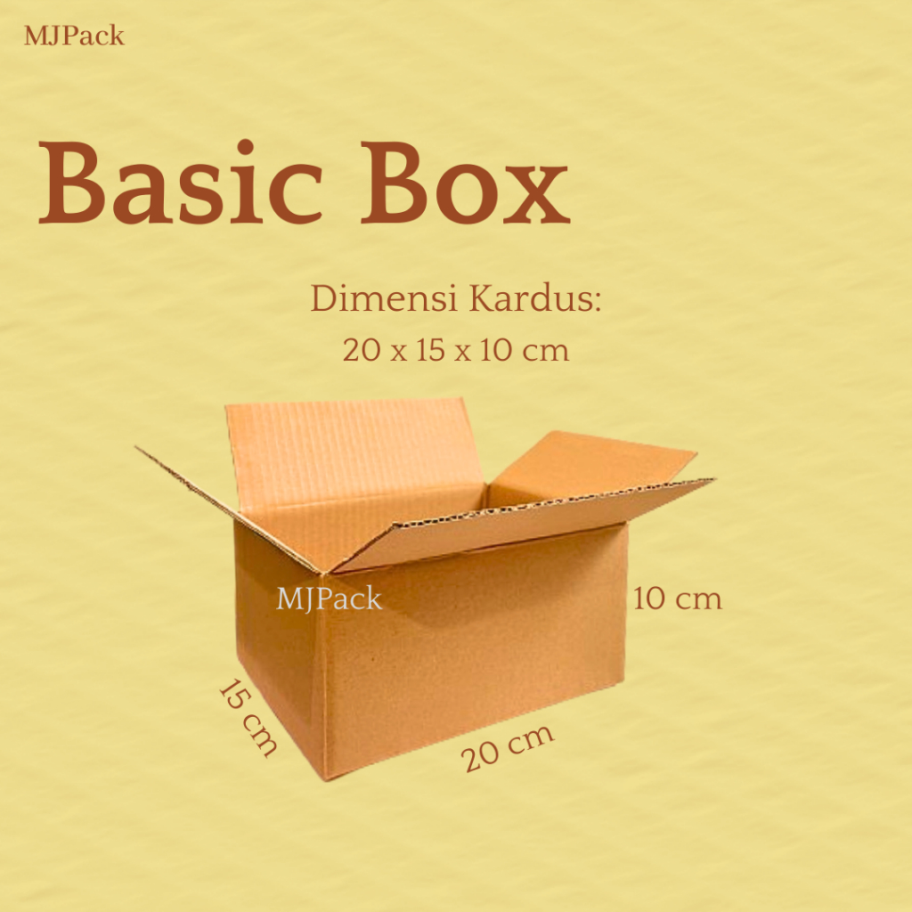 

KARDUS 20x15x10 cm || Box Karton Corrugated || Box Biasa