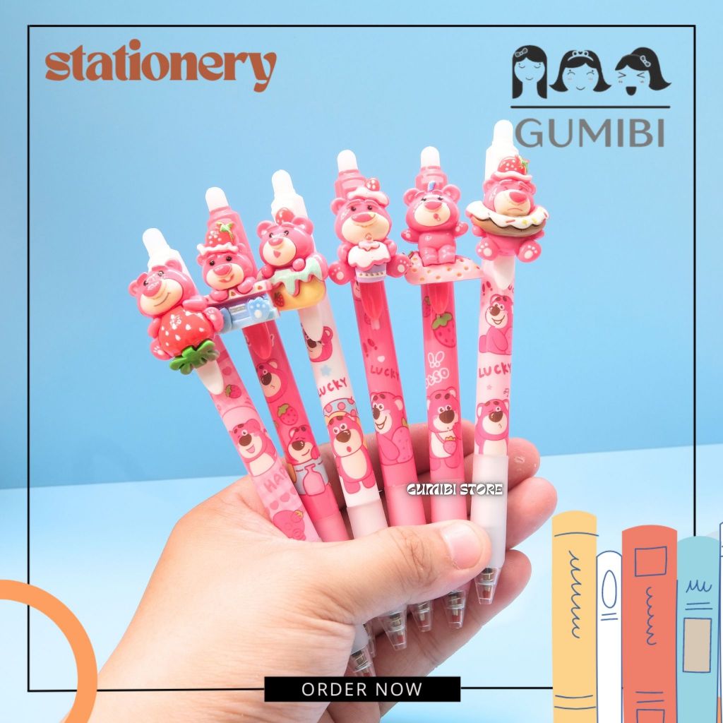 

PULPEN CETEK HAPUS LOTSO TIMBUL 3D PENA MEKANIK HAPUS BONEKA LOTSO ERASABLE PEN MEKANIK LOTSO LUCU TERMURAH