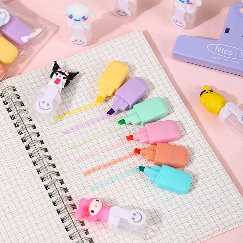 

Stabilo Highlighter Sanrio 6 Warna (1PACK=6PCS) warna pastel cute penanda pewarna Stabilo cute