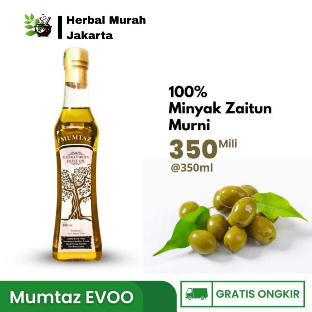 

Minyak Zaitun Mumtaz 350ml Original Extra Virgin Olive Oil | Bisa Diminum