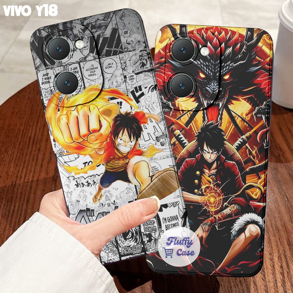 Softcase Hp VIVO Y18 2024/Y03/Y12/Y12S/Y28/Y21S/Y33S Motif Anime Hits Trendy Kekinian - Case Hp - Ca