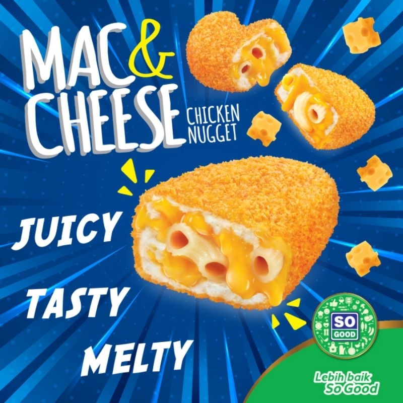 

So Good Mac & Cheese Chicken Nugget 400 gram