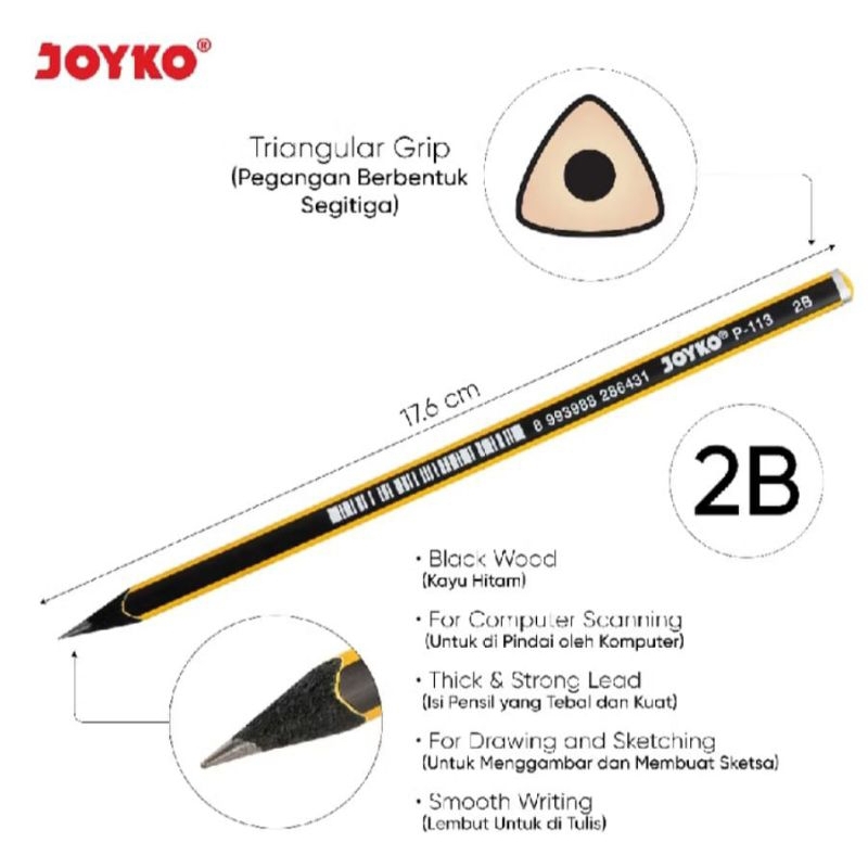 

Pensil Joyko P -113 1 pcs / Pencil