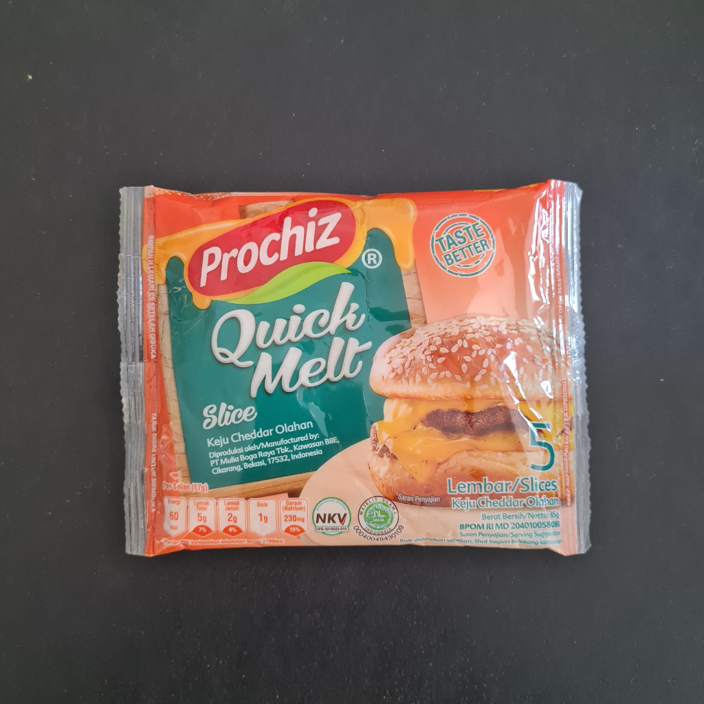 

KEJU PROCHIZ || QUICK MELT 5 SLICE KEJJU CHEDDAR OLAHAN