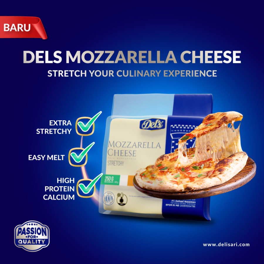 

DELS MOZARELLA CREAMY & STRETCHY 250 GR