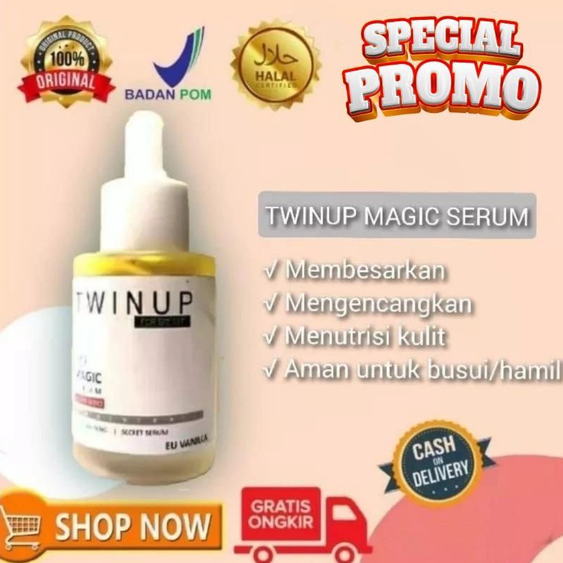 Twinup magic serum pembesar payudara pengencang payudara original j U3R4