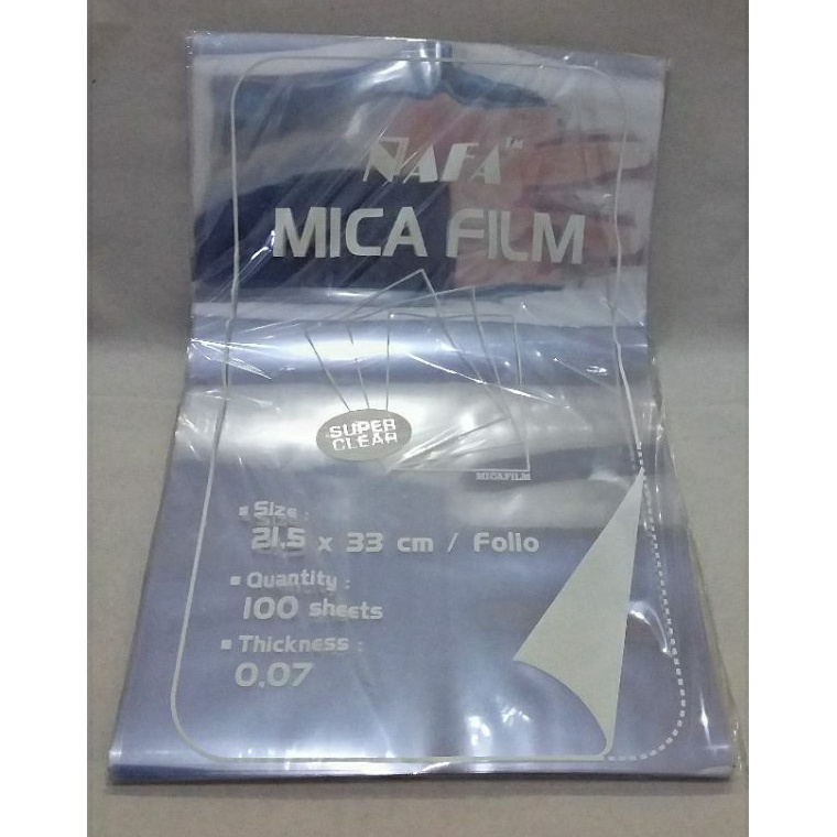 

KODE H52W Mika Jilid Cover Bening Transparant