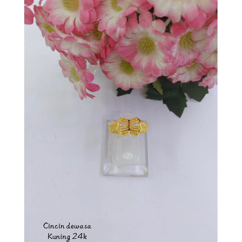 CINCIN PITA MIRIP EMAS ASLI 24k