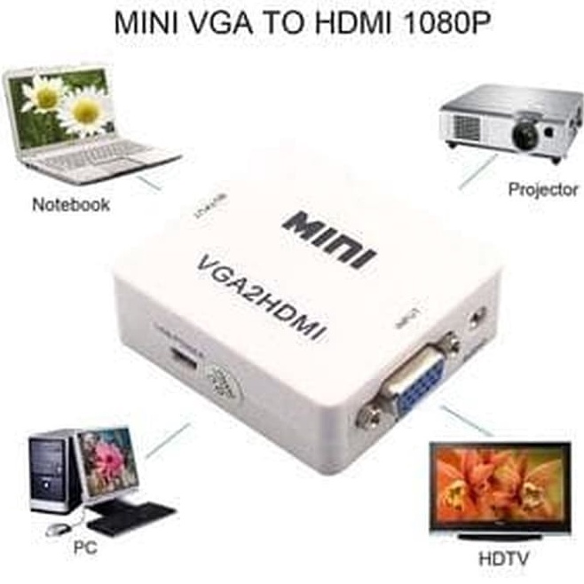 converter vga to HDMI box  konverter vga ke HDMI box mini j L5E6