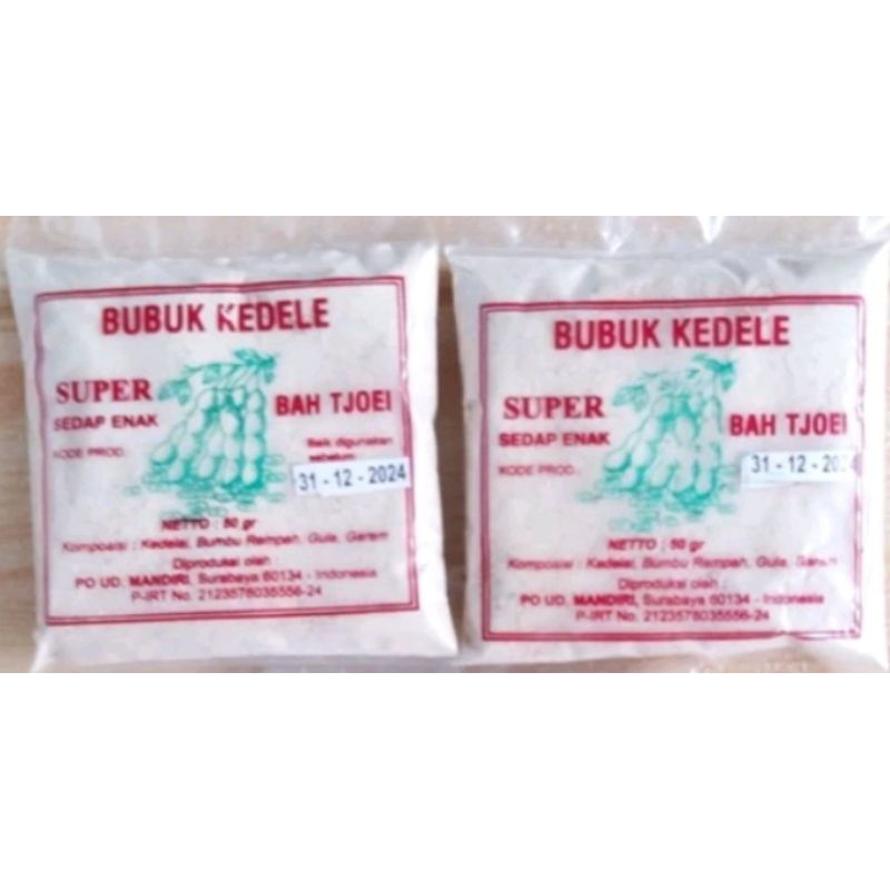 

Bah Tjoe Bubuk Kedele Super Sedap Enak 50gr