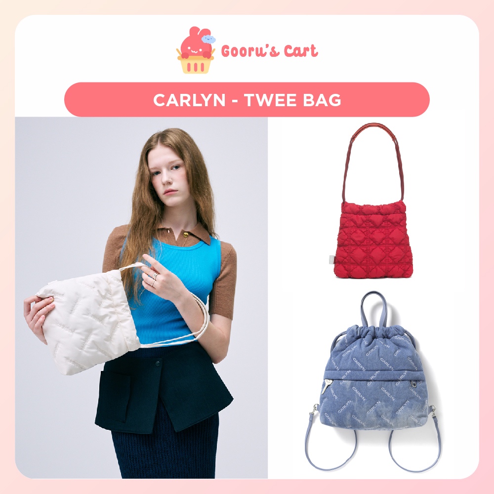 [PELUNASAN PO KOREA] CARLYN TWEE BAG | Soft Twee | Sugar Twee | Twee Backpack | Mini Twee (100% Orig
