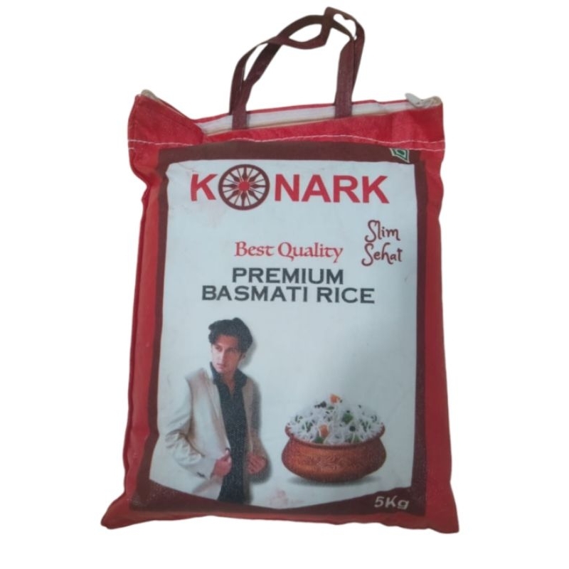 

Beras Basmati Konar Premium Kemasan Asli 5 kg.