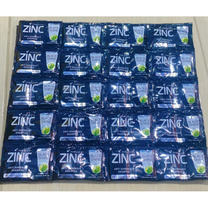 [ 6 RENTENG ] SHAMPO ZINC ISI 10 ml isi 72 Sachet