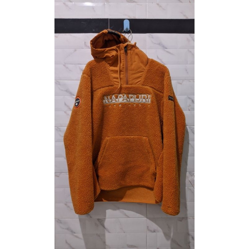Napapijri Teide 4 Half Zip Fleece Orange/Oren Original