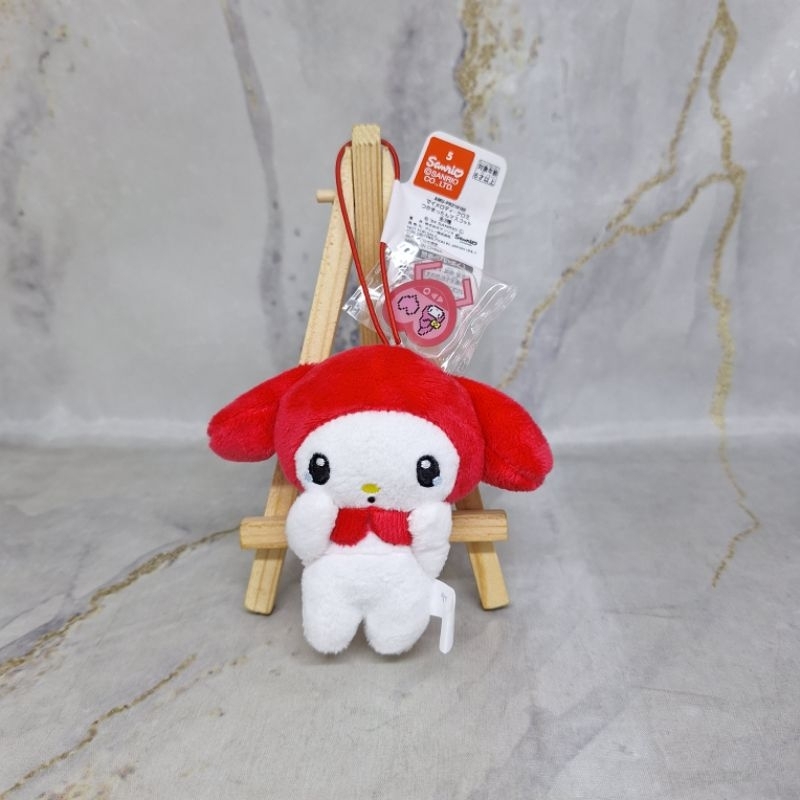 Sanrio My Melody Tsukamatan Mascot Plush Doll Strap FURYU