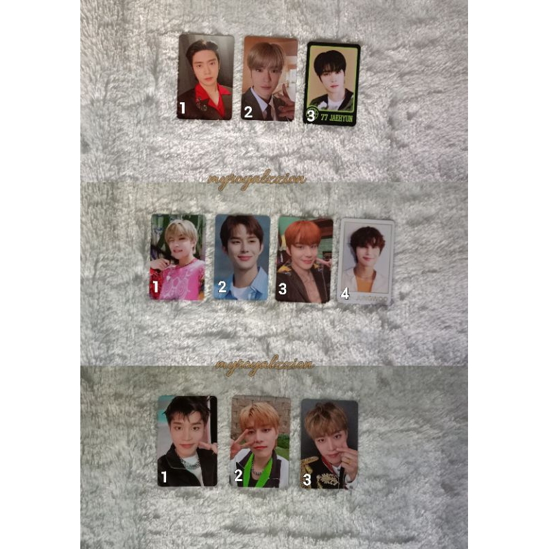 Ready NCT 127 Photocard Official Jaehyun Jungwoo Taeil Favorite Perfume NCT Nation Golden Age Tradin