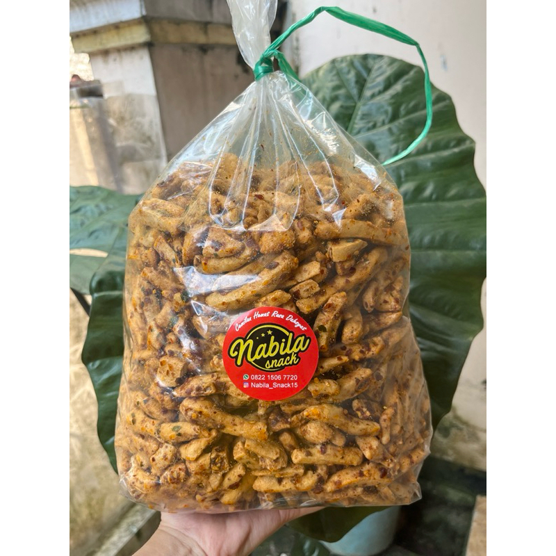 

Basreng pedas daun jeruk