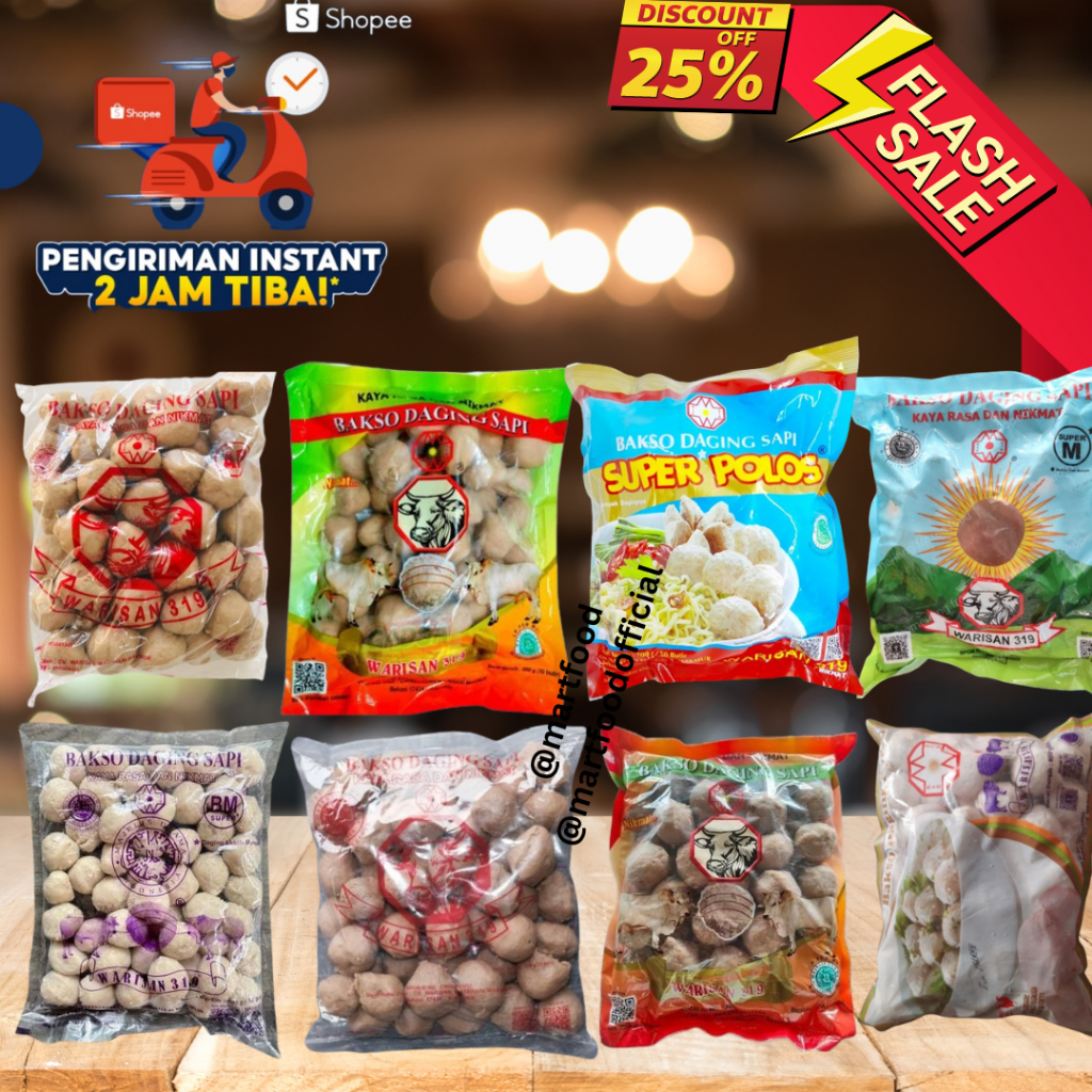 

(HALAL) Baso Warisan Sapi isi 50