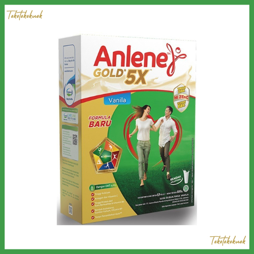 

Anlene Gold 5X Susu Bubuk Dewasa Vanila 600gr, 850gr - Nutrisi Tinggi Kalsium Untuk Tulang, Sendi, dan Otot