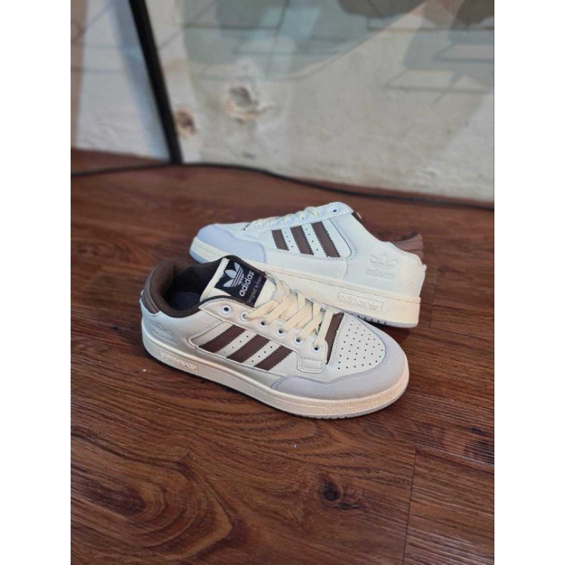 sepatu pria sneakers aDID SETENNI4L 85 CREAM brown40-44