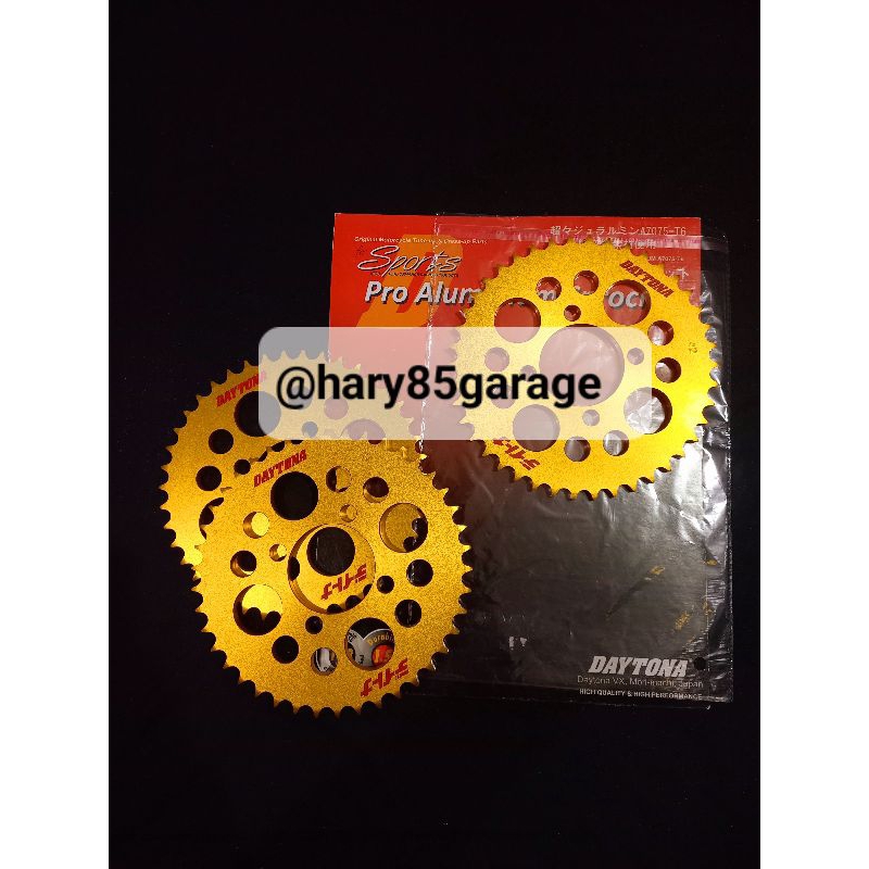 GEAR GIR DAYTONA HONDA CS1 SONIC125 428-42T DURALUMIN ORIGINAL