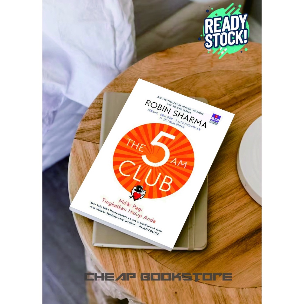 KODE J69U Buku The 5 AM Club Bahasa Indonesia