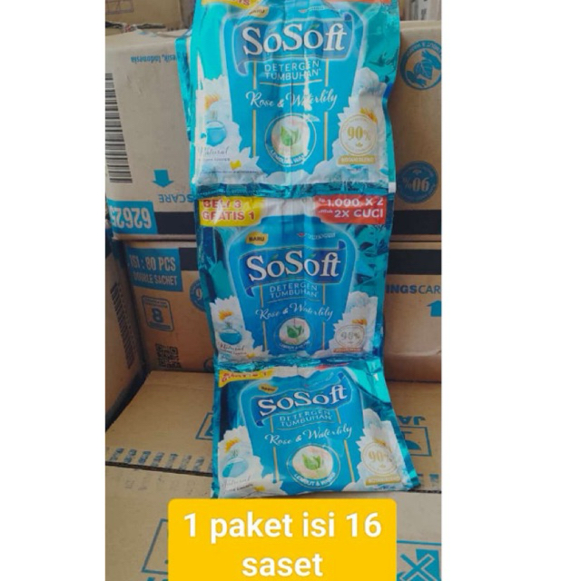 SO SOFT RENCENG 16 SACHET✨