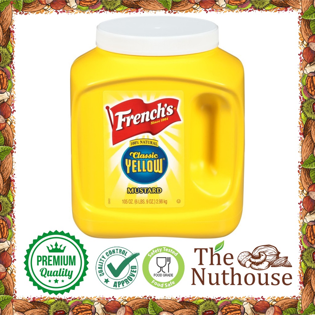 

French Classic Yellow Mustard JIRIGEN 105oz / 2.98kg